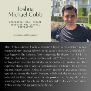 Joshua Michael Cobb BioCard